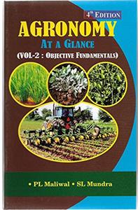 Agronomy at a Glance ( VOL-2 Objective Fundamental )