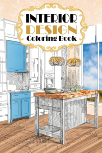 Interior Design Coloring Book