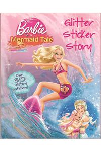 Barbie In A Mermaid Tale Glitter Sticker Story