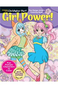 Manga Artist's Coloring Book: Girl Power!