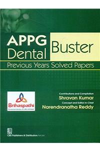 APPG Dental Buster: Previous Years Solved Papers (PB)