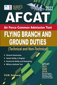 SURA'S AFCAT (Air Force Common Admission Test) Flying Branch and Ground Duties (Technical and Non-Technical) Exam Books - Latest Edition 2022