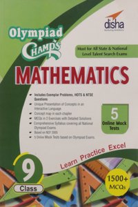 Olympiad Champs Mathematics Class 9 with 5 Mock Online Olympiad Tests