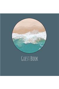 Guest Book, Guests Comments, Visitors Book, Vacation Home Guest Book, Beach House Guest Book, Comments Book, Visitor Book, Nautical Guest Book, Holiday Home, Retreat Centres, Family Holiday Guest Book (Hardback)