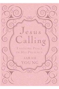 Jesus Calling, Pink Leathersoft, with Scripture References