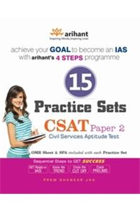 15 Practice Sets - Csat Paper-2 (Civil Services Aptitude Test)- English