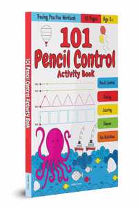 101 Pencil Control Activity Book for Kids Tracing Practise Book Age 2+