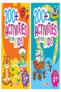 Brain Activity Books for Kids - 400+ Activities (Set of 2 Books)
