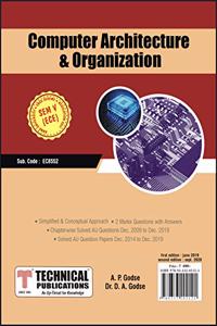 Computer Architecture & Organization for BE Anna University R-17 CBCS (V-ECE - EC8552)