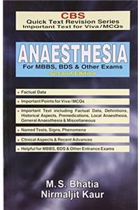 Anaesthesia- For Mbbs, Bds & Other Exams, 2E