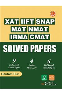 XAT, IIFT, SNAP, MAT, NMAT, IRMA, CMAT Solved Papers