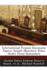 International Finance Discussion Papers