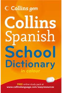 Collins Gem Spanish School Dictionary