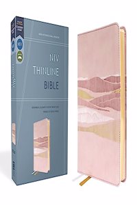 Niv, Thinline Bible, Leathersoft, Pink, Red Letter, Comfort Print