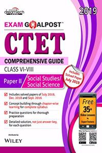 CTET Comprehensive Guide Exam Goalpost, Paper - II, Social Studies / Social Science, Class VI - VIII, 2019