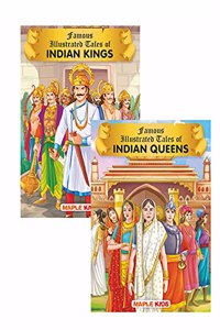 Tales of Indian Kings and Queens for Kids (Set of 2 Books)
