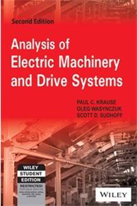 Analysis Of Electric Machinery And Drive Systems, 2Nd Ed