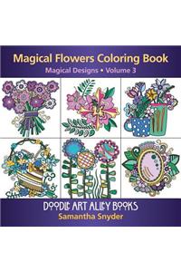 Magical Flowers Coloring Book