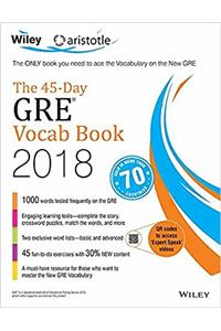 Wiley Aristotle the 45-Day GRE Vocab Book 2018