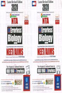 UBD 1960 Errorless Biology for NEET/AIIMS Latest 2020 Edition as per Examination by NTA ( Set of 2 Volume)