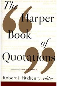 Harper Book of Quotations Revised Edition