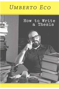 How to Write a Thesis