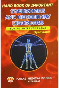 Hand Book of Important Syndromes and Heredityary Disorders for PG Entrance Exams