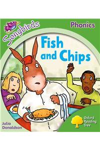 Oxford Reading Tree Songbirds Phonics: Level 2: Fish and Chips