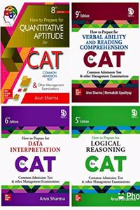 How to Prepare for the Cat Common Admission Test (Set Of 4 Books) By Arun Sharma And Meenakshi Upadhyay