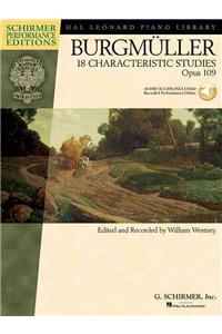 Johann Friedrich Burgmuller - 18 Characteristic Studies, Opus 109 Book/Online Audio