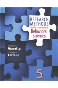 Research Methods for the Behavioral Sciences