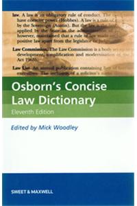 Osborn’s Concise Law Dictionary,11/e