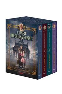 Series of Unfortunate Events #1-4 Netflix Tie-In Box Set