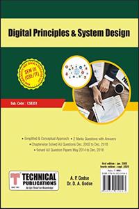 Digital Principles and System Design for BE Anna University R17 CBCS (III-CSE/IT - CS8351)