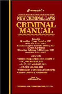Commercial's New Criminal Laws - Criminal Manual Pocket Edition, 2024 Hardbound - 1 January 2024