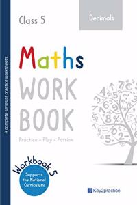 Key2practice Class 5 Maths Workbook | Topic - Decimals | 31 Practice Worksheets with Answers | Designed by IITians