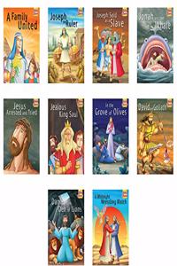 Set of 10 Bible Stories Picture Books for 3+ Year Old Children I