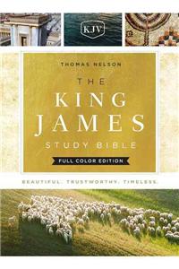 King James Study Bible, Hardcover, Full-Color Edition