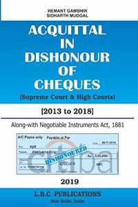 ACQUITTAL in DISHONOUR OF CHEQUES
