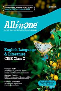 All In One English Language & Literature CBSE class 10 2019-20 (Old Edition)