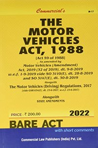Commercial's The Motor Vehicles Act, 1988 - 2022/edition