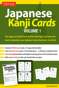 Japanese Kanji Cards Kit Volume 1