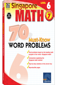 70 Must-Know Word Problems, Grade 7