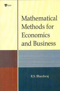 MATHEMATICAL METHODS FOR ECONOMICS AND BUSINESS