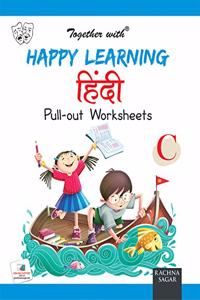 Happy Learning Pullout Worksheets Hindi C for UKG