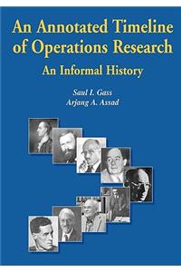 Annotated Timeline of Operations Research