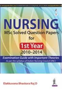 Nursing MSc Solved Question Papers for 1st Year (2010–2014)