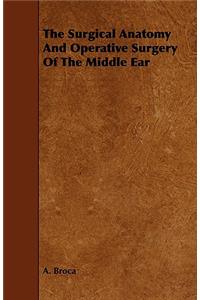 Surgical Anatomy And Operative Surgery Of The Middle Ear