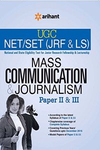 UGC NET/Set(JRF& LS)-Mass Communication & Journalism Paper II & III
