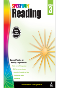 Spectrum Reading Workbook Grade 3